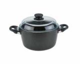 titanový hrnec s poklicí 28 cm SKK Titanium 2000 Plus Non-Stick
