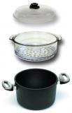Excelent HARECKER titanová parní sestava 20 cm + 1 pařák + poklice