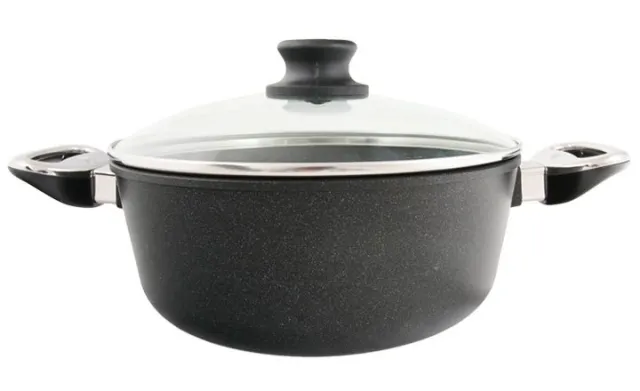 Vysoký titanový kastrol průměr 24 cm s pokl. 3 l BAF Gigant INDUKCE